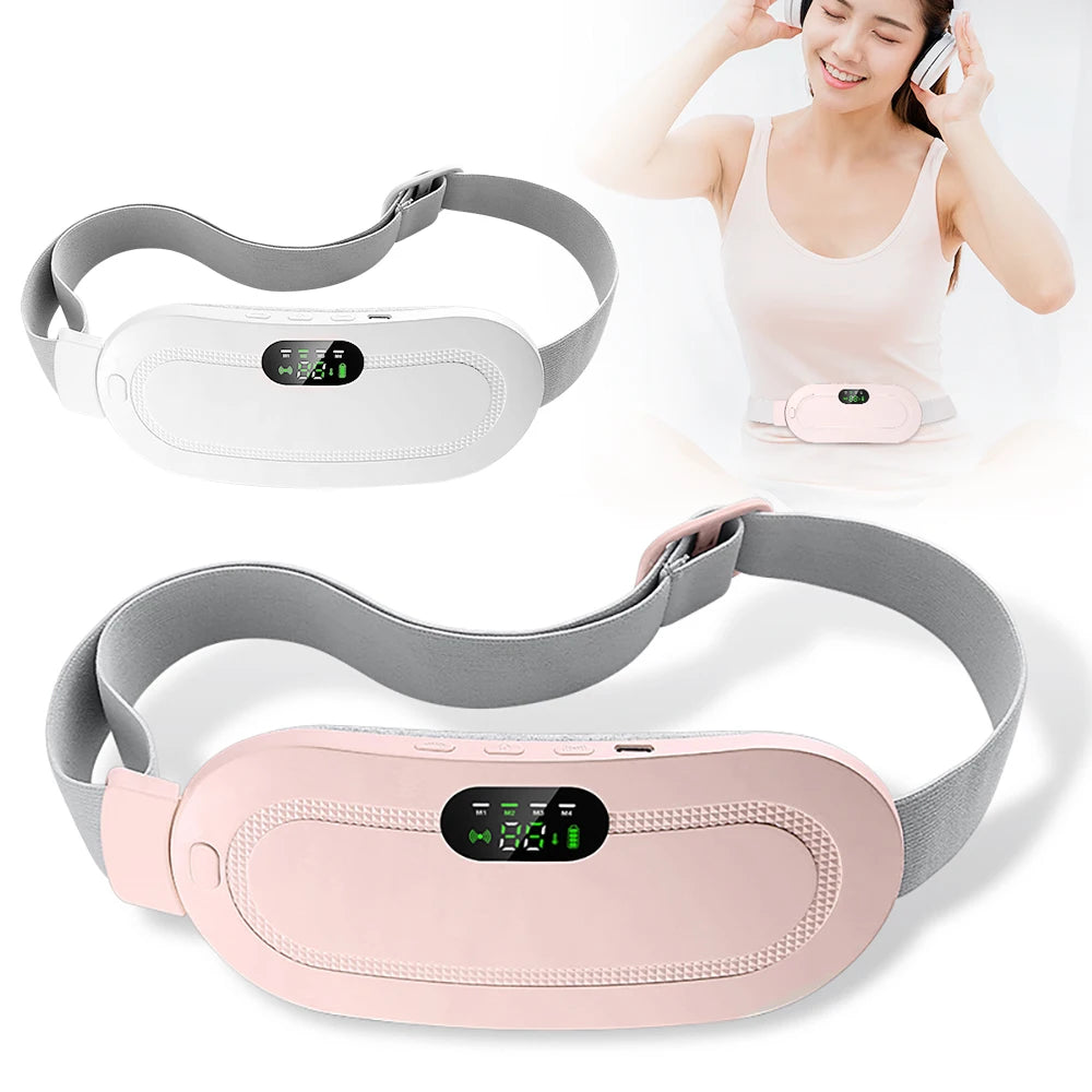 Multifunctional Portable Menstrual Pad Warm Palace Waist Belt Period Cramp Massager Menstrual Lumbago ​Relieving Belt
