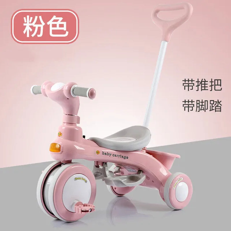 Lazychild Pedal Trike Baby Balance Bike Multi-Function Kid Bicycle Child Stroller Gift for 1-6 Years Baby 2023 New Dropshipping