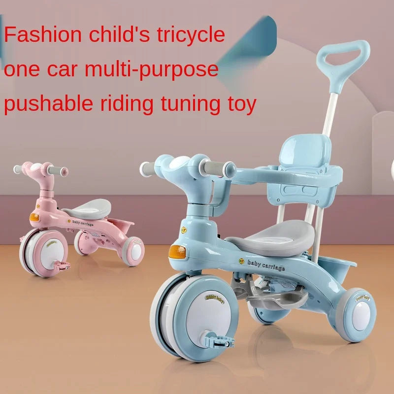 Baby Bike Children Tricycle Bike 1-3-6-Year-Old Large Car Baby Young Children 3 Wheelbarrow Outdoor Popular 2021 Baby Cart Kid